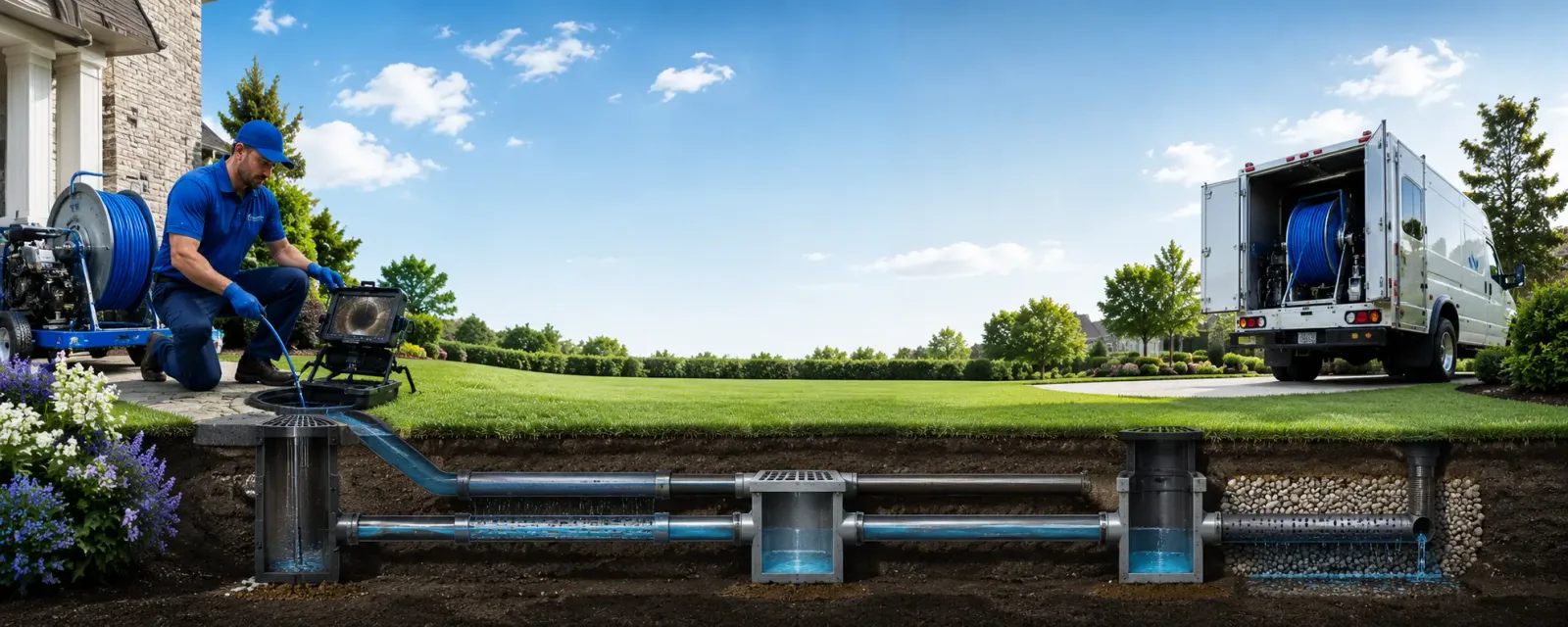 Outdoor drain cleaning information for Clio, MI